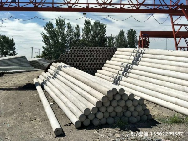 鼓楼190*10米非预应力水泥电线杆